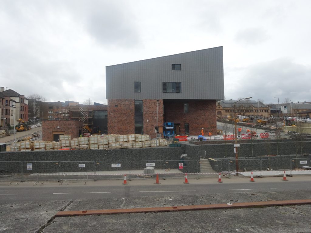 New Maryhill Health Centre Construction off Wynford Estate G20